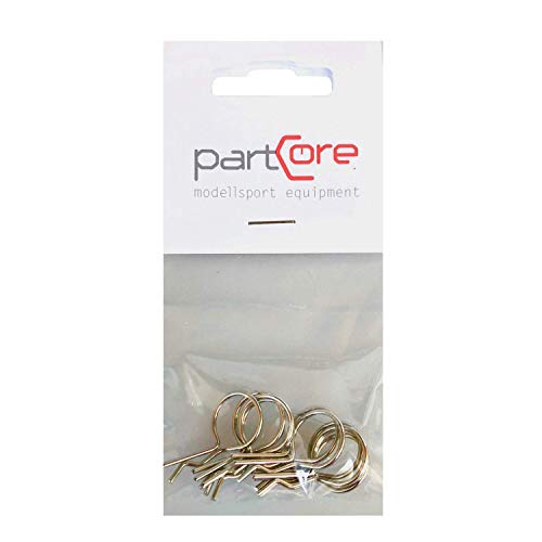 partCore Karosserie Klammern Splinte 1:10 25 x 14 x 1 mm Silber Clips für RC Car 10 Stück partCore Karosserie Klammern Splinte 1:10 25 x 14 x 1 mm Silber Clips für RC Car 10 Stück von partCore
