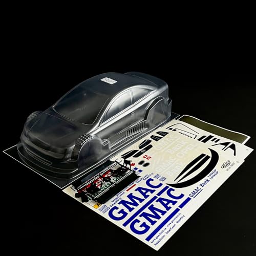 partCore RC Car Karosserie 1:10 unlackiert Opel Astra V8 Coupé Dekor GMAC DTM 2003 von partCore
