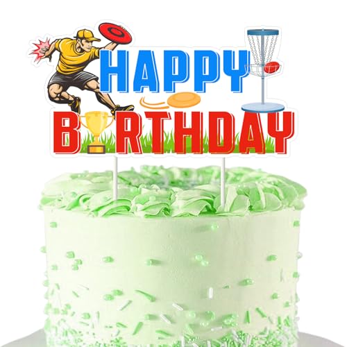 Disc Golf Kuchen Topper Disc Golf Party Dekorationen Disc Golfer Glückwunsch Geburtstag Kuchen Pick Sport Thema Kuchen Dekorationen für Kinder Erwachsene Geburtstag Party Zubehör Disc Golf Kuchen Topper Disc Golf Party Dekorationen Disc Golfer Glückwunsch Geburtstag Kuchen Pick Sport Thema Kuchen Dekorationen für Kinder Erwachsene Geburtstag Party Zubehör von partiqla