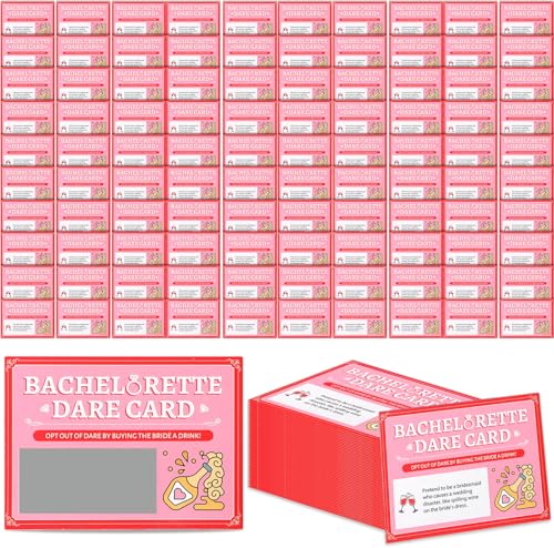 party greeting 100 Stück Bachelorette Dare Card Scratch Off Game Single Party Girls Night Out Dare Cards Bachelorette Party Game Activity Funny Dares Cards for Wedding Showers Bridal Party Supplies party greeting 100 Stück Bachelorette Dare Card Scratch Off Game Single Party Girls Night Out Dare Cards Bachelorette Party Game Activity Funny Dares Cards for Wedding Showers Bridal Party Supplies von party greeting