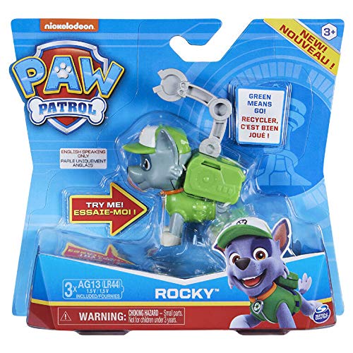 Paw Patrol Talking Rocky Action Pup Figure von paw patrol