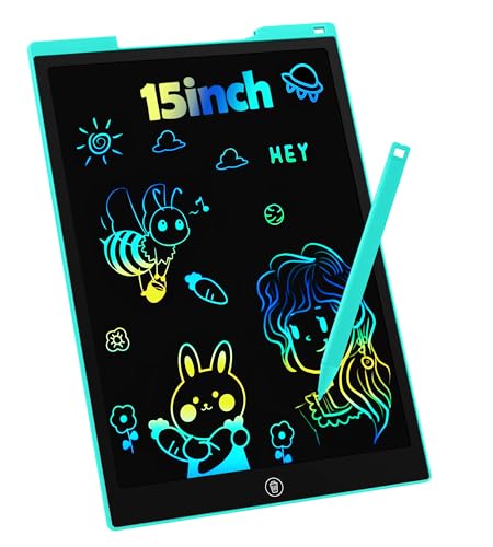 pbeknco Bunte LCD Schreibtafel, 15 Zoll LCD Schreibtablett für Kinde, Maltafel Kinder Elektronisch Spielzeug ab 3-8 Jahre alt Junge Mädchen, Löschbar Mal Tablet Kinder pbeknco Bunte LCD Schreibtafel, 15 Zoll LCD Schreibtablett für Kinde, Maltafel Kinder Elektronisch Spielzeug ab 3-8 Jahre alt Junge Mädchen, Löschbar Mal Tablet Kinder von pbeknco