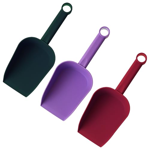 pclapora 3 Stück Kinderschaufel, Schaufel Kinder, Strand Sand Schaufeln für Kinder, Kunststoff Strand Sand Sifter, Sandspielzeug Schaufel für Gartenarbeit, Graben Schnee von pclapora