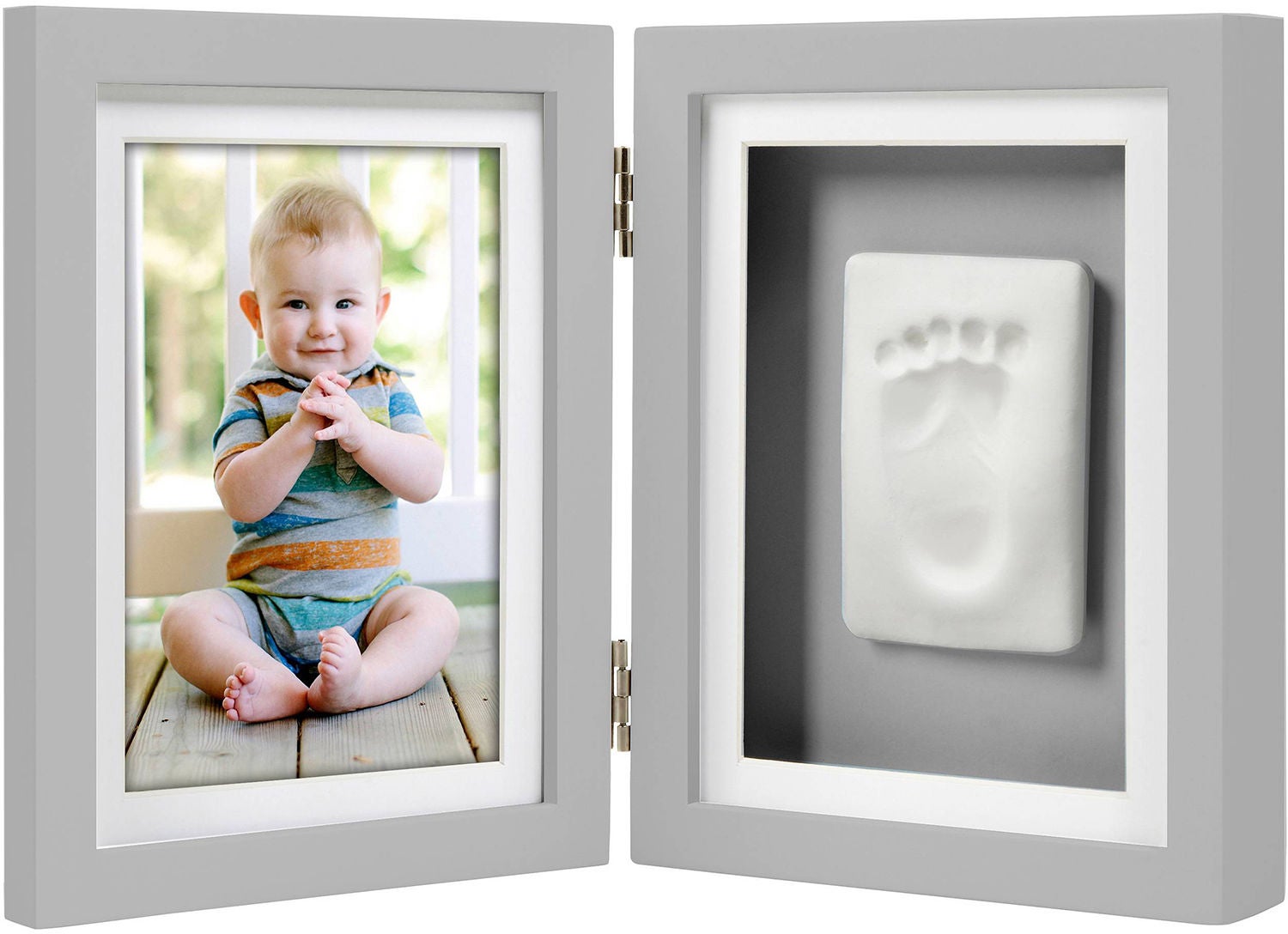 Pearhead Babyprints Rahmen Doppelteilig, Grau Pearhead Babyprints Rahmen Doppelteilig, Grau von Pearhead