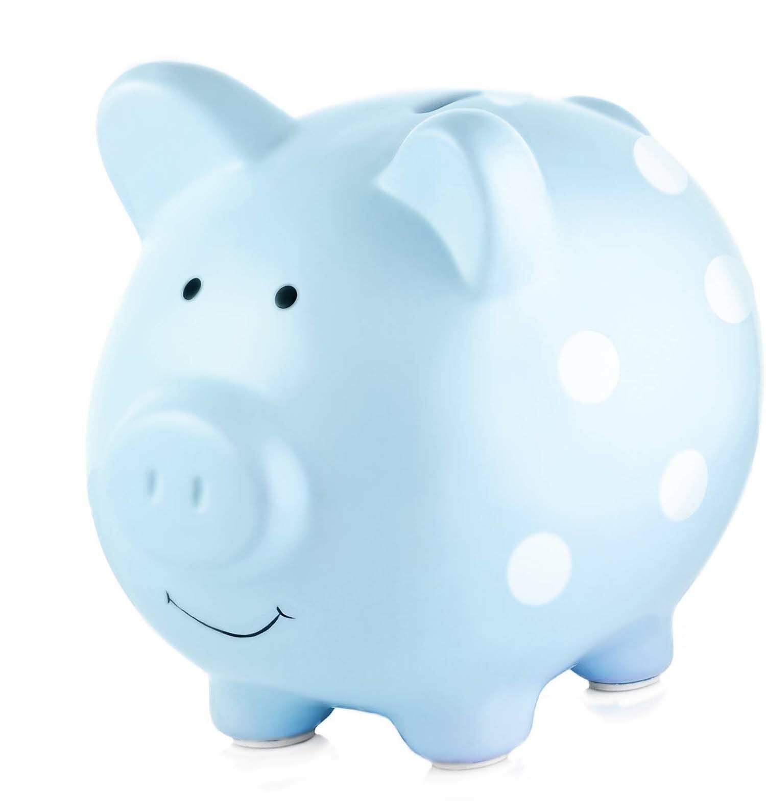 Pearhead Sparschwein Medium, Polka Dot Blue Pearhead Sparschwein Medium, Polka Dot Blue von Pearhead