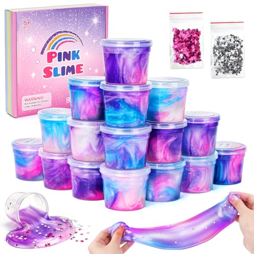 pearoft Geburtstagsgeschenk für Mädchen 5 8 9 11 Jahre, Schleim Kinder Spielzeug Mädchen Jungs 6-7-10-12 Jahre DIY Fluffy Slime Set Zum Selbermachen Kinderspiele ab 7 Jahre Geschenkideen Putty pearoft Geburtstagsgeschenk für Mädchen 5 8 9 11 Jahre, Schleim Kinder Spielzeug Mädchen Jungs 6-7-10-12 Jahre DIY Fluffy Slime Set Zum Selbermachen Kinderspiele ab 7 Jahre Geschenkideen Putty von pearoft