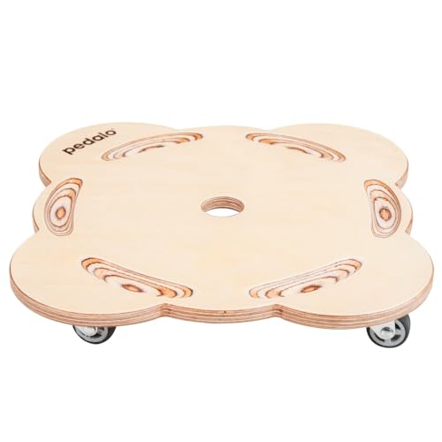 pedalo® Stapelbaustein Rollrutscher/passendes Rollbrett für original Stapelstein/fahrende Stapelsteine im sitzen/Ausführung Teddy von pedalo