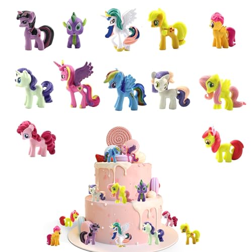 peiyee Einhorn Tortendeko Mini Figuren Set my little pony figuren Einhorn Geburtstagstorte Dekoration Kuchen Einhorn Topper Cartoons Kuchen Topper für Kinder Mädchen Party peiyee Einhorn Tortendeko Mini Figuren Set my little pony figuren Einhorn Geburtstagstorte Dekoration Kuchen Einhorn Topper Cartoons Kuchen Topper für Kinder Mädchen Party von peiyee