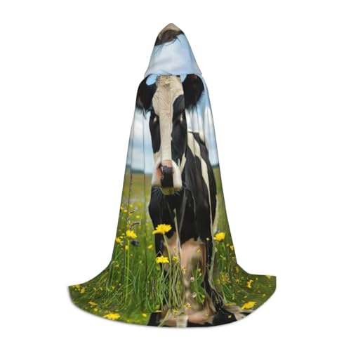 peiyeety Dairy Cowprinting Kapuzenumhänge für Teenager Kapuzenumhang Halloween Weihnachtsumhang von peiyeety