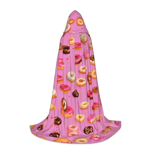 peiyeety Donutprinting Kapuzenumhänge für Teenager Kapuzenumhang Halloween Weihnachtsumhang von peiyeety