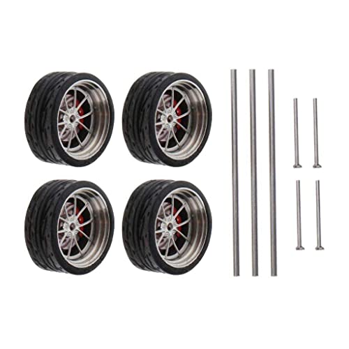 Perfeclan Autogummirad Im Maßstab 1:64 Reifennabenrad für RC 1/64 Modellzubehör Ersetzt Kinderspielzeug Erwachsene, A3 Perfeclan Autogummirad Im Maßstab 1:64 Reifennabenrad für RC 1/64 Modellzubehör Ersetzt Kinderspielzeug Erwachsene, A3 von Perfeclan