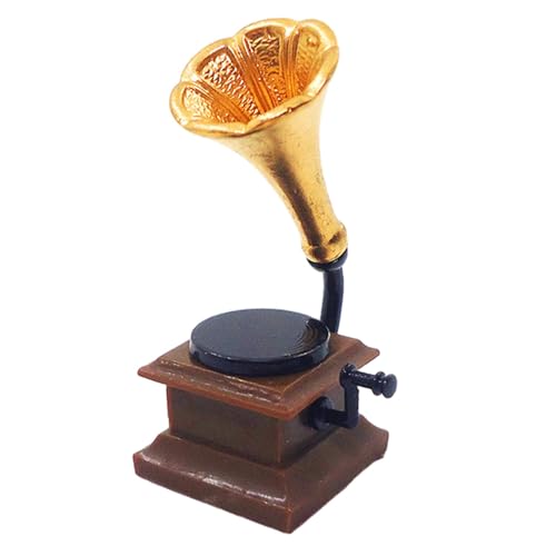perfk 1/12 Puppenhaus Grammophon Rollenspiel Spielzeug Mini Möbel Modell für Wohnzimmer Küche perfk 1/12 Puppenhaus Grammophon Rollenspiel Spielzeug Mini Möbel Modell für Wohnzimmer Küche von perfk