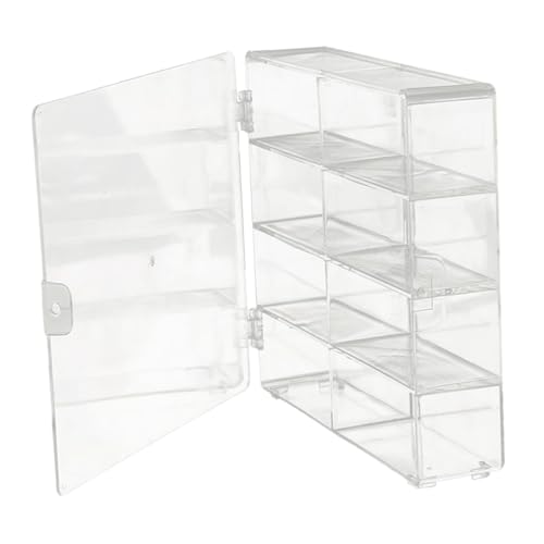 perfk 1/64 Diecast Auto Vitrine Auto Modell Vitrine Klar Diorama Parkplatz für Geschenke von perfk