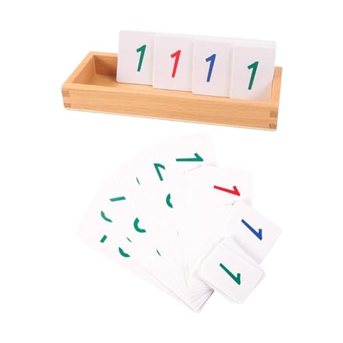 perfk 1-9000 Lernkarten Mathe-Zahlenkarten Vielseitiges Lernspielzeug Große PVC-Zahlenkarten für im Vorschulalter Kindergartenkinder von perfk