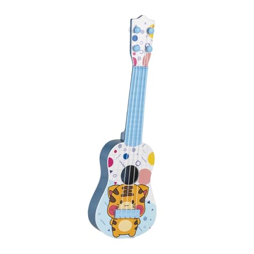perfk 4-saitige Ukulele-Musikinstrumente, Kinderspielzeug, Ukulele-Gitarre mit Plektrum, Kinder-Ukulele-Gitarrenspielzeug für ab 3 Jahren, Anfänger, Stil c von perfk