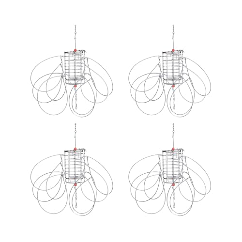perfk 4Pcs Zylindrischen Krabben Falle mit Käfig Krebstiere Falle für Rock Krabben Tragbare Effiziente von perfk