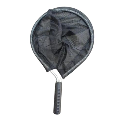 perfk Angeln Mesh Net Waten Net Legierung Rahmen Fang Net Kurzen Griff rutschfeste Grip Angeln Fischernetz mit Griff Kescher, Durchmesser 35 cm von perfk