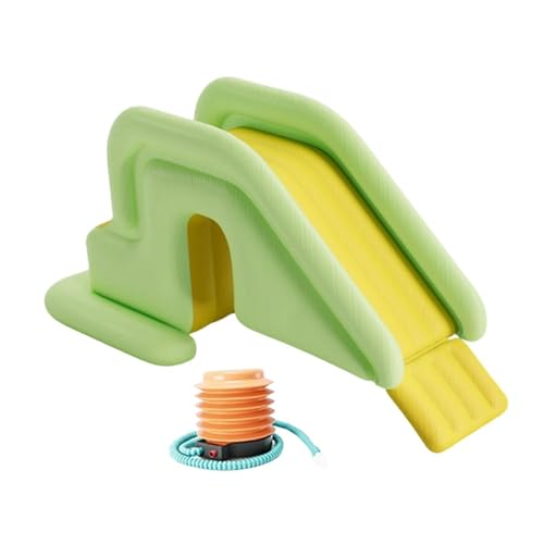 perfk Aufblasbare Wasserrutsche, Wasserrutsche für, praktisch und zu montieren, tragbares Hüpfburg-Wasserpark aus PVC für den Garten im perfk Aufblasbare Wasserrutsche, Wasserrutsche für, praktisch und zu montieren, tragbares Hüpfburg-Wasserpark aus PVC für den Garten im von perfk