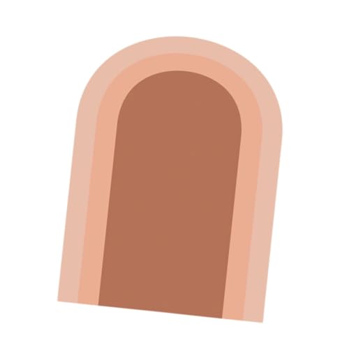 perfk Bogenwand Aufkleber Boho Arch Wall Aufkleber Stick und Schale Kopfteil Heimtüren Dekor Kinderzimmer PVC Tapetendekoration, Rosa von perfk