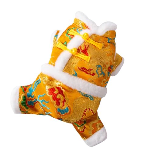 perfk Chinesisches Neujahrs-Hundekostüm, Haustiere, Tang-Anzug, süßes, verdicktes, warmes Haustierkostüm, Hundeknotenknöpfe, Mantel für Katzen, Hunde, perfk Chinesisches Neujahrs-Hundekostüm, Haustiere, Tang-Anzug, süßes, verdicktes, warmes Haustierkostüm, Hundeknotenknöpfe, Mantel für Katzen, Hunde, von perfk