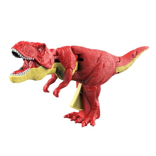 perfk Dinosaurier-Actionfigur, simuliertes Dinosaurier-Spielzeugzubehör, pädagogisches Teleskop-Frühlings-Dinosaurierspielzeug für Desktop-Geschenkparty, mit Geräuschen von perfk