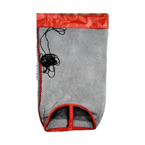 perfk Fischernetz mit Kordelzug, Fischernetz, faltbar, leicht, Schutzkorb, Fischfangtasche für kleine Fische, Netz perfk Fischernetz mit Kordelzug, Fischernetz, faltbar, leicht, Schutzkorb, Fischfangtasche für kleine Fische, Netz von perfk
