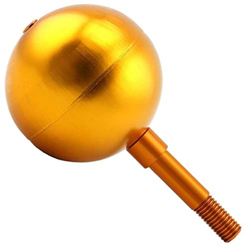 perfk Glänzendes Gold Anodisierte Fahnenmast Kugel Verzierung Flaggen von perfk