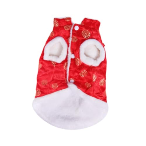 perfk Haustiere Tang-Anzug, Haustier-Kleidung, Weste, Haustier-Wintermantel, einfach zu tragendes Neujahrs-Hundekostüm, Haustier-Kältejacke, Mantel für perfk Haustiere Tang-Anzug, Haustier-Kleidung, Weste, Haustier-Wintermantel, einfach zu tragendes Neujahrs-Hundekostüm, Haustier-Kältejacke, Mantel für von perfk