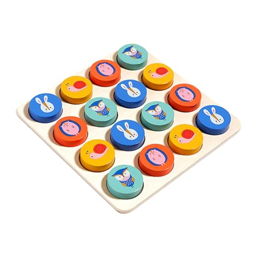 perfk Holz-Sudoku-Rätsel, Denkaufgabe, Spielzeug, Mathe-Rätsel, Sudoku-Spielbrett, Denkspiel von perfk