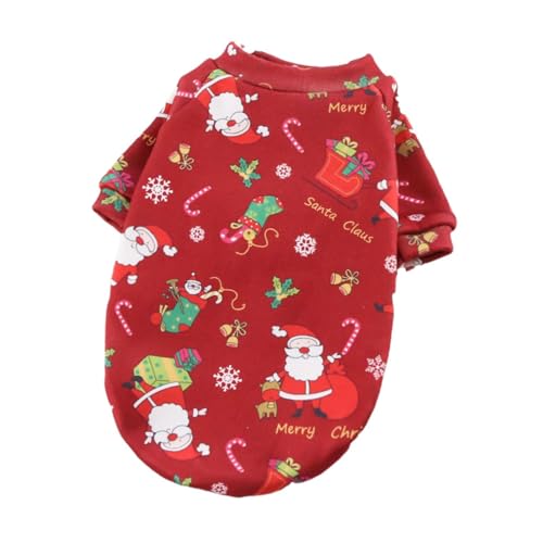 perfk Hunde-Weihnachtspullover, Weihnachts-Hundebekleidung für Tiere, verdickende warme, niedliche Haustierkleidung, Winterbekleidung für, M perfk Hunde-Weihnachtspullover, Weihnachts-Hundebekleidung für Tiere, verdickende warme, niedliche Haustierkleidung, Winterbekleidung für, M von perfk