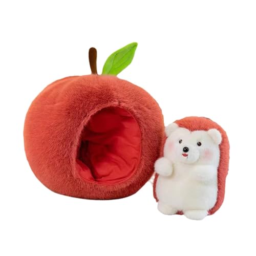 perfk Igel Plüschpuppe Kuscheltiere Kreative Geburtstagsgeschenke Weiche Raumdekoration Sofa Ornamente Umarmungsspielzeug für Kinder Baby, Klein von perfk