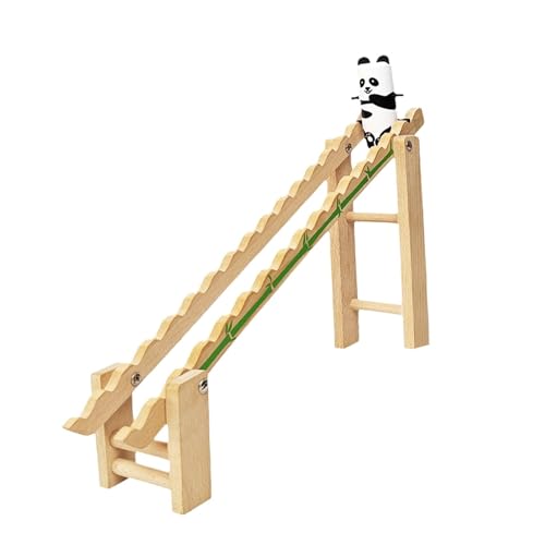 perfk Lustiges Panda-Treppenkletterspielzeug, Verspieltes Achterbahnspielzeug, Panda-Rutschtreppe, Innenspielzeug für Mädchen, Jungen, Kinder von perfk