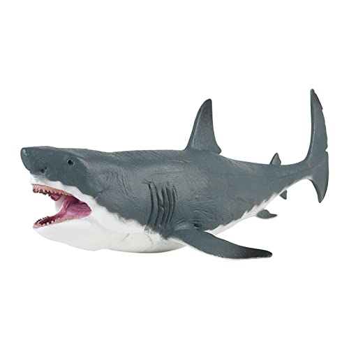 perfk Megalodon-Spielzeug – Realistische Hai-Figur aus Kunststoff, Pädagogisches Meerestier-Modell für Kinder – Lernspielzeug mit lebensechten Details perfk Megalodon-Spielzeug – Realistische Hai-Figur aus Kunststoff, Pädagogisches Meerestier-Modell für Kinder – Lernspielzeug mit lebensechten Details von perfk