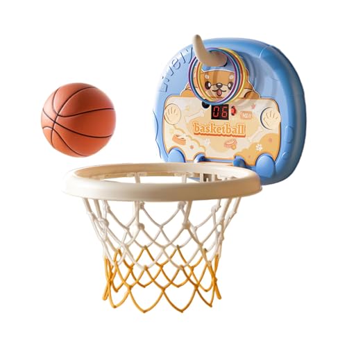 perfk Mini-Basketballkorb für den Innenbereich, lehrreich, platzsparend, hängender Basketballrahmen für Kinder, Jungen, Mädchen, Hunde von perfk