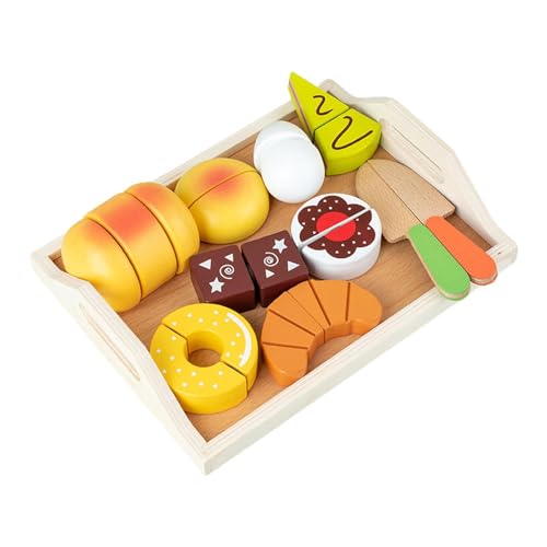 perfk Mini-Brot-Puppenhaus-Dekoration, Mini-Brot-Foto-Requisiten, Puppenhaus-Spiellebensmittel-Set, von perfk
