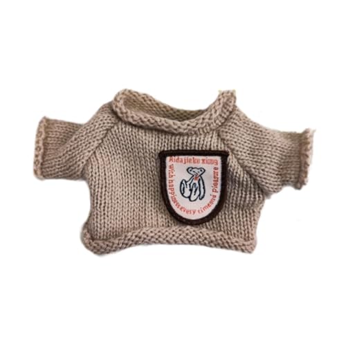 perfk Mini-Puppenkleidung für 7 Zoll große Puppen, Puppenpullover, Kostüme, entzückendes Kinderspielzeug, bequem, Puppenkleidung für 20 cm große Puppen, Braun perfk Mini-Puppenkleidung für 7 Zoll große Puppen, Puppenpullover, Kostüme, entzückendes Kinderspielzeug, bequem, Puppenkleidung für 20 cm große Puppen, Braun von perfk