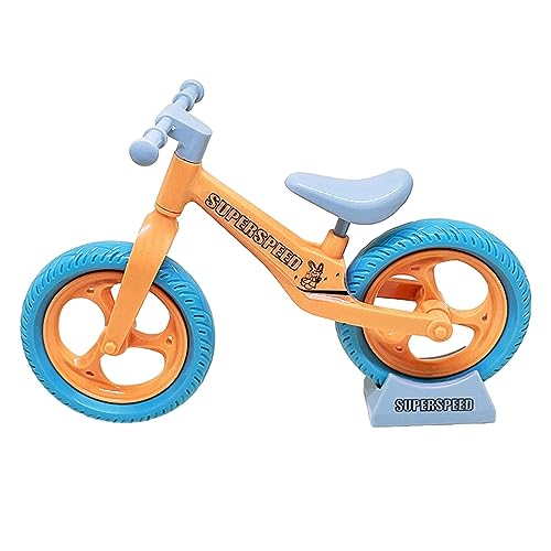 perfk Miniatur-Fahrrad, Puppenhaus, Sportfahrrad, Rollenspiel, Möbel, Spielzeug, Puppenhaus, Laufrad, Mini-Fahrräder ohne Pedal, für Garage, Terrasse, von perfk