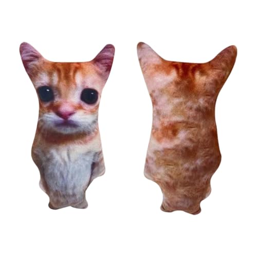 perfk Niedliches Dekokissen mit Katzenmuster, abnehmbar, vielseitig einsetzbar, als Dekoration für Schlafsofa, leicht, doppelseitig Bedruckt, Stofftier, Länge 30cm perfk Niedliches Dekokissen mit Katzenmuster, abnehmbar, vielseitig einsetzbar, als Dekoration für Schlafsofa, leicht, doppelseitig Bedruckt, Stofftier, Länge 30cm von perfk