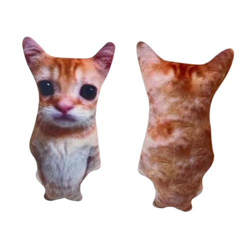 perfk Niedliches Dekokissen mit Katzenmuster, abnehmbar, vielseitig einsetzbar, als Dekoration für Schlafsofa, leicht, doppelseitig Bedruckt, Stofftier, Länge 40cm perfk Niedliches Dekokissen mit Katzenmuster, abnehmbar, vielseitig einsetzbar, als Dekoration für Schlafsofa, leicht, doppelseitig Bedruckt, Stofftier, Länge 40cm von perfk