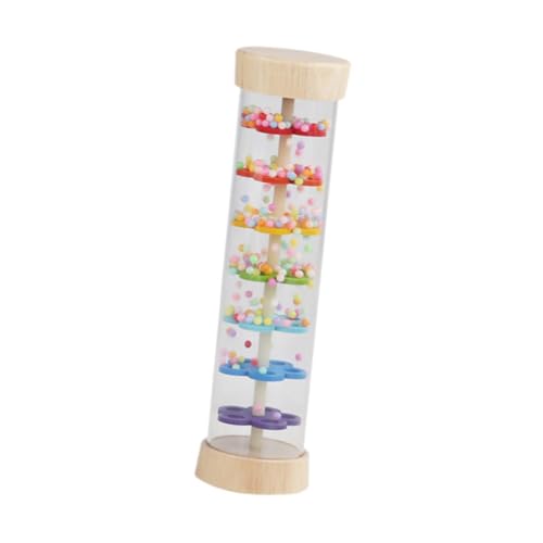 perfk Perlen-Regenmacher, Regenrassel, Spielzeug, Bunte Perlen-Regentropfen, sensorische Entwicklung für Kinder, Kleinkinder, Flugzeug-Spielzeug, Junge, Regenbogen perfk Perlen-Regenmacher, Regenrassel, Spielzeug, Bunte Perlen-Regentropfen, sensorische Entwicklung für Kinder, Kleinkinder, Flugzeug-Spielzeug, Junge, Regenbogen von perfk