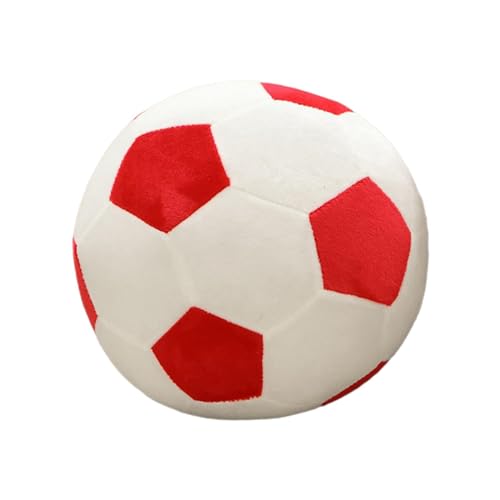 perfk Plüsch-Fußballspielzeug, ausgestopfter Fußball, Partygeschenke, Wettbewerbsbelohnungen, 20 cm, Raumdekoration für Schlafzimmer, Bar, Arbeitszimmer, weiß Rot perfk Plüsch-Fußballspielzeug, ausgestopfter Fußball, Partygeschenke, Wettbewerbsbelohnungen, 20 cm, Raumdekoration für Schlafzimmer, Bar, Arbeitszimmer, weiß Rot von perfk