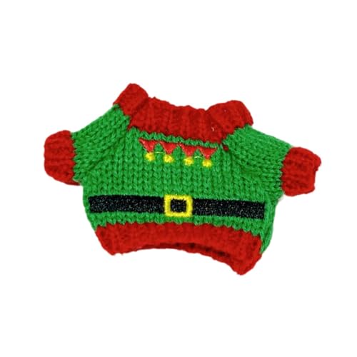 perfk Plüschfigur, Strickpullover, Puppenkleidung, modische Foto-Requisiten für Kinder, Kostüme, zum Selbermachen von Puppen für 17 cm, GrÜn perfk Plüschfigur, Strickpullover, Puppenkleidung, modische Foto-Requisiten für Kinder, Kostüme, zum Selbermachen von Puppen für 17 cm, GrÜn von perfk