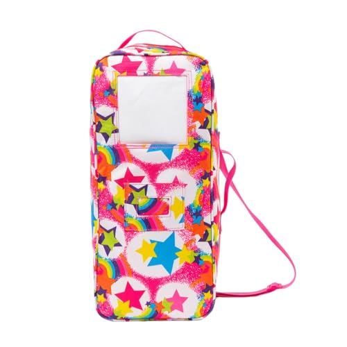 perfk Puppentragetasche, Tragetasche für Jede 45,7 cm große Puppe, Puppenkleidung, Aufbewahrungsorganisator, Stern perfk Puppentragetasche, Tragetasche für Jede 45,7 cm große Puppe, Puppenkleidung, Aufbewahrungsorganisator, Stern von perfk