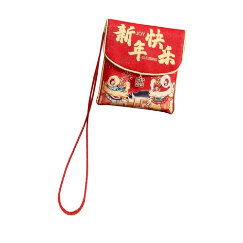 perfk Roter Umschlag für Das Chinesische Neujahr, Geschenkverpackung für Kinder, mit Lanyard perfk Roter Umschlag für Das Chinesische Neujahr, Geschenkverpackung für Kinder, mit Lanyard von perfk