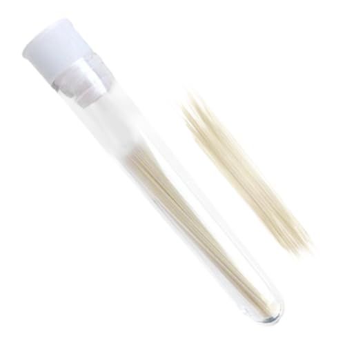 perfk Simulierte Katzenbärte gefüllte Spielzeugschnurrhaare einfach zu verwendende Mehrzweckpuppenbärte künstlicher Tierbart für handgefertigtes DIY-Dekor, Beige, 0.35 Mm von perfk