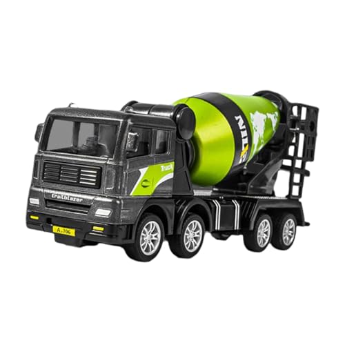 perfk Technisches Fahrzeugspielzeug, Metallmodellauto, Tanklastwagen, lustiges Baufahrzeug, technisches LKW-Spielzeug für Kinder, Jungen, Geschenke für, Mischwagen von perfk