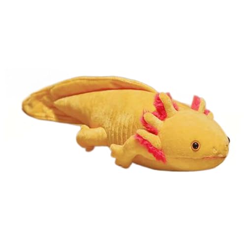 perfk Weiches gefülltes Axolotl-Kissen, 17,72 Zoll lang, Begleitspielzeug, weiches Axolotl-Stofftier für Jungen und Mädchen, zum Valentinstag, Gelb perfk Weiches gefülltes Axolotl-Kissen, 17,72 Zoll lang, Begleitspielzeug, weiches Axolotl-Stofftier für Jungen und Mädchen, zum Valentinstag, Gelb von perfk