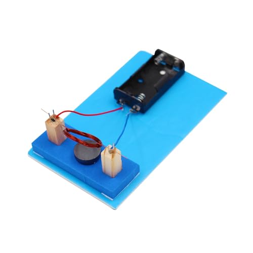 perfk Wissenschaftliche Experimente Spielzeug DIY Gleichstrom-Elektromotor Langlebiges Puzzle-Spielzeug Einfach zusammengebaut Multifunktional für von perfk