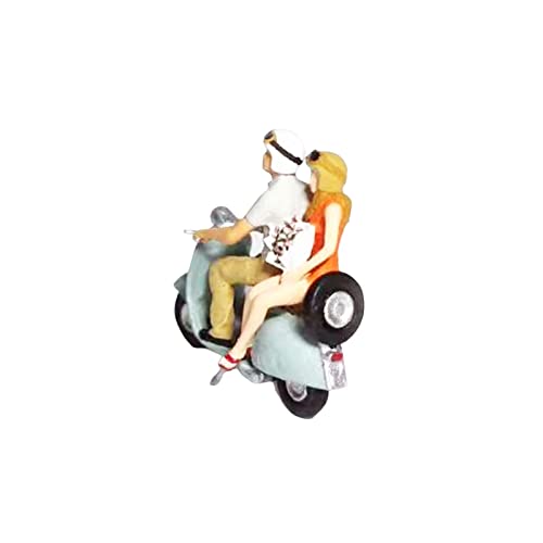 perfk gedruckte 1/64-Figuren, die Motorrad Fahren, handbemalte Frau und Mann für Zug, Eisenbahn, Sammlungen, Märchengarten, Desktop-Ornament-Layout perfk gedruckte 1/64-Figuren, die Motorrad Fahren, handbemalte Frau und Mann für Zug, Eisenbahn, Sammlungen, Märchengarten, Desktop-Ornament-Layout von perfk