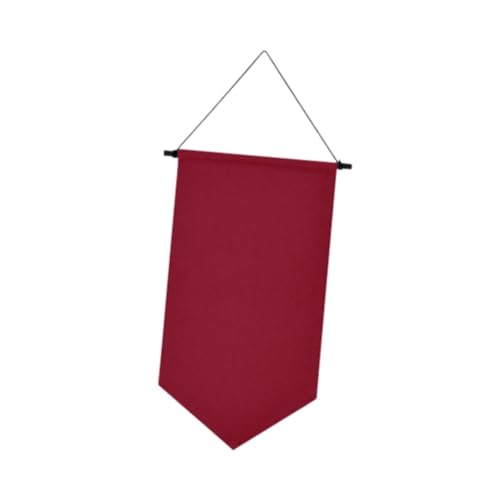 perfk hängende Brosche Organizer Abzeichen Hanging Stoff Tränenresistente Leere Brosche Stifthalter für Wohnkultur Display Abzeichen Knöpfe, Rot von perfk